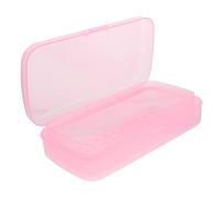 Gogogmee Boîte à Outils pour Manucure Transparente en Plastique Double Couche Drainage Détachable pour Usage Professionnel et Maison, Étui de Rangement Hygiénique pour Onglerie