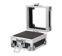 Gogogmee Boîte de Rangement Acrylique Noire pour Mèches de Ponçage Ongles Organiseur Pratique pour Embouts de Perceuse Manucure Support pour Affichage et Stockage