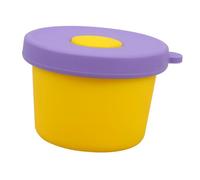 Gogogmee Boîte de Rangement Alimentaire Silicone Petit Pot Garçon Fille avec Couvercle Hermétique Compact et Portable Récipient pour Purée Bouillie et Goûter Organiseur Frigo et Plateau