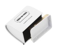 Gogogmee Boîte de Rangement Lame Rasoir Robuste Boîte Élimination Portable pour Outils de Coiffure Conteneur Multifonction pour Accessoires Personnels et Lames de Rasage