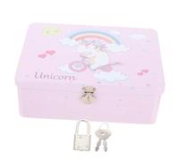 Gogogmee Boîte En Fer Blanc Avec Serrure Et Clé Grand Modèle Pour Bureau Adulte Vintage Fonction Verrouillage Rangement Sécurisé Usage Quotidien