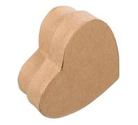 Gogogmee Boîte Forme Cœur Carton Kraft DIY pour Cadeaux et Emballage de Bonbons Boîte Cadeau Polyvalente pour Saint-valentin Fête des Mères