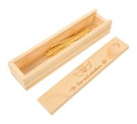 Gogogmee Boîte Souvenir de Grossesse en Bois Cœur, Petite Boîte D’annonce de Grossesse pour Future Maman, Rangement Protecteur, Présent Émotionnel pour Famille et Grands-parents