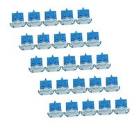 Gogogmee Boîtes à Dragées en Papier Motif Requin Bleu, 25 Pièces, Petites Boîtes à Bonbons pour Décoration Shower et Fête D'anniversaire, Coffrets Présents Légers et Sûrs pour Emballage