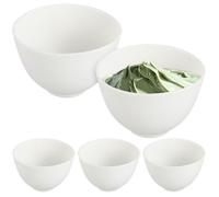 Gogogmee Bol de Mélange Silicone Flexible pour Masques DIY Pack de 5 Bols Moyens pour Soins Esthétiques la Maison