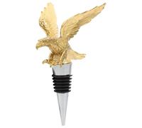 Gogogmee Bouchon de bouteille de vin aigle en alliage de zinc or, accessoire étanche pour vin rouge et cocktail, décoration délicate pour boire entre amis