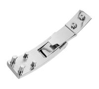 Gogogmee Boucle de Levier de Ceinture D’haltérophilie en Aluminium Argenté, Fermoir Rapide pour Sangle de Levage, Remplacement Professionnel pour Ceinture Fitness Musculation, Entraînement