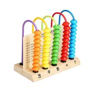 Gogogmee Boulier Bois Coloré pour Garçon Fille Jeu Déveil Mathématique avec Perles pour à Compter Calculer et Développer la Coordination Main