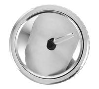 Gogogmee Bouton de Commande pour Barbecue à Gaz 8 MM Surface Électroplaquée Bouton de Brûleur Noir Bague en Cuir Pièce de Rechange pour Gril et Four Rotation Précise pour Contrôle