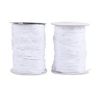 Gogogmee Bouton-pression Invisible 1,8 Cm pour Rideaux et Housses de Couette, Ceinture Snapper en Polyester Pratique et Résistante, pour Accessoires de Couture