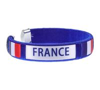 Gogogmee Bracelet Fanion Sangle Tissée pour Supporters de Football Décoration Fête Nationale Accessoire Sport Unisexe pour Matchs et Supporters