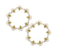 Gogogmee Breloques Abeille pour Ongles en Alliage 20 Pièces 3d Décorations Manucure DIY Passionnées Nail Art Usage Domicile