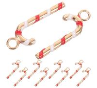 Gogogmee Breloques de Noël en Alliage Kc, Pendentifs DIY Petits et Légers, Lot de 10 Charms de Noël pour Création de Bijoux, Décoration Festive pour Colliers et Bracelets, Accessoire
