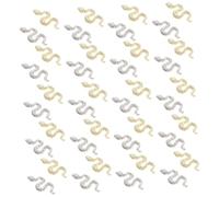 Gogogmee Breloques pour Nail Art 3d Serpent 40 Pièces Petit Format Décorations D’ongles Zodiaque pour Manucure Femme Usage Quotidien