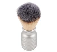 Gogogmee Brosse à Barbe Douce Synthétique pour Hommes Applicateur de Crème de Rasage Portable et Douceur Ultra-souple Brosse de Voyage Contourée pour Peaux Sensibles et Mousse Rapide