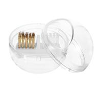 Gogogmee Brosse de Nettoyage pour Forets de Manucure Accessoire Ponceuse Perceuse Kit Cache-poussière Portable avec Poils Doux et Dur Outil Dépoussiéreur pour Ongles et Nail Art