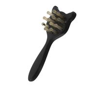 Gogogmee Brosse D'outils De Massage Brosse à Cheveux Peigne De Chat Pour Cuir Chevelu Peigne De Massage Pour Gratter Les Méridiens Pinceau De Lissage Black