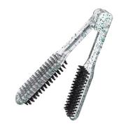 Gogogmee Brosse Lissante Cheveux à Pince avec Poils de Sanglier Peigne Coiffage Dense pour Démêlage et Lissage Rapide Brosse Cheveux Démêlante