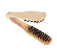 Gogogmee Brosse Lissante Cheveux Bois V Shape Peigne Lisseur Antistatique pour Cheveux Lisses et Naturels Outil Professionnel de Coiffage Rapide
