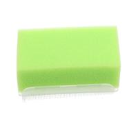 Gogogmee Brosse Sensorielle Verte pour Bain Bébé et Garçon et Filles, Toucher Doux pour Peau Sensible, Taille Portable Éponge et Plastique, pour Activités Sensorielles