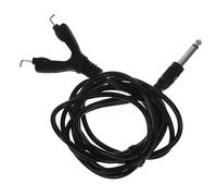 Gogogmee Câble D'alimentation Silicone Noir 2,5 m Clip Pour Machine à Tatouer Câble Fil D'alimentation à Pince Usage Professionnel