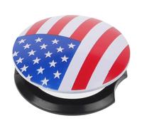 Gogogmee Cache-Bouton de Démarrage Voiture ABS Drapeau Américain Protection Anti-Activation Accidentelle Accessoire Décoration Moteur pour Interrupteur D’Allumage Auto