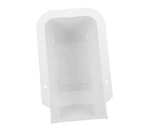 Gogogmee Cache Tuyau Climatisation PVC Décoratif Couverture de Gaine Murale Simple et Compatible Installations Standard Facile à Installer Finition Soignée pour Intérieur Organisé