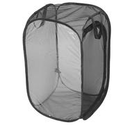 Gogogmee Cage à Insectes en Filet Respirante Transparente 35x35x60 Cm pour Élevage et Observation de Lépidoptères Chenilles, Cage Portable D’Observation Scientifique Jardin Éducatif