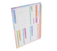 Gogogmee Carnet de des Dépenses Non Daté pour Budget Familial Organiseur Financier Hebdomadaire et Journal de Trésorerie Portable pour Planification Quotidienne et Analyse des Dépenses