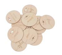 Gogogmee Cartes en Bois Bébé -né 15 Pièces, Disque Bois Diamètre 10 Cm, Naturel, Doux Peau, Set Photo Mois de Croissance, Présent Naissance Pratique