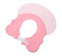 Gogogmee Casquette Bain Garçon Fille Ajustable Imperméable Protection Oreilles Chapeau Shampooing Garçon Fille Rose