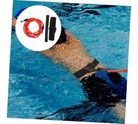Gogogmee Ceinture de Natation Résistance Élastique Rouge pour Entraînement Piscine Portable Bande de Nage pour Exercices et Tonification Complet