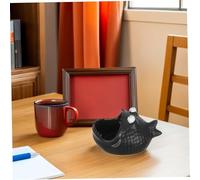 Gogogmee Cendrier Céramique Drôle Forme Poisson Coupe-vent Portable Décor de Bureau et Maison Accessoire Fumeur et Compact pour Voyage et Extérieur