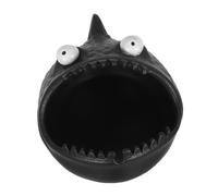 Gogogmee Cendrier Céramique Poisson Drôle Coupe-vent Portable et Compact pour Fumeurs Maison Bureau Jardin Extérieur