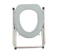 Gogogmee Chaise de Toilette Pliable Portable Légère et Stable Tabouret de Toilette pour Personnes Âgées et Femmes Enceintes Siège Portatif Facile à Ranger et Transporter