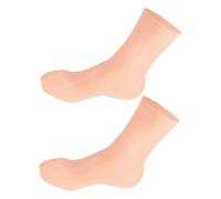 Gogogmee Chaussettes Hydratantes Gel pour Secs et Craquelés Semelle Amortissante Nid Abeille Confort et Soin Du Pied Réutilisables Adaptées pour Femmes Maintien Toute la Nuit