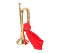 Gogogmee Clairon Instrument à vent Trompette en alliage de cuivre pour débutants, facile à jouer, léger, pour groupe scolaire et orchestre