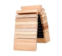 Gogogmee Claqueur Bois Instrument de Percussion pour Garçon Fille Musical Éducatif Portable Bois Naturel Solide Développement Sensoriel et Créativité Fête et Cadeau Garçon Fille