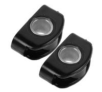 Gogogmee Clips Câbles en Acier Inoxydable et Nylon Noir 41x23 Mm, Lot de 2 Accessoires Bateau, Guide-Fil Solide, Pinces pour Câblage Yacht, Gestion Stable des Câbles pour Navigation