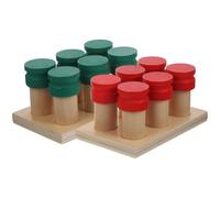 Gogogmee Coffret Montessori de 1 Boîte à Odorat en Bois Lisse pour Garçon et Filles, Sensoriel Olfactif Éducatif, Jeu de Motricité Fine Parfumé, Compact et Portable, Éveil Bébé