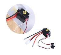 Gogogmee Contrôleur Vitesse Électronique Brushed Bidirectionnel Haute Fréquence pour Voiture Rc Bateau Modèle Compatible Support Protection Surchauffe et Coupure Basse Tension