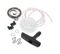 Gogogmee Cordon de Démarrage Robuste pour Tronçonneuse Kit Complet avec Câble et Remplacement Moteur à Essence pour Équipement Extérieur