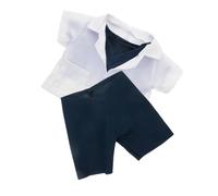 Gogogmee Costume Docteur Ours Peluche pour Poupée Tenue Infirmière Garçon Fille Tenue Animaux Peluche Déguisement Blouse Professionnel pour Jouets Doux