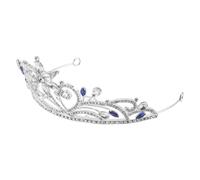 Gogogmee Couronne Tête de Lit en Alliage Strass, Diadème de Mariage en Cristal, Bandeau Couronne de Fête de Noël pour Femmes et Filles, Accessoire Photo Élégant pour Cérémonie et Réveillon