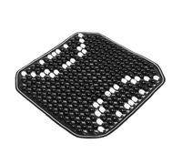 Gogogmee Coussin de Siège Voiture Perles Bois Ventilé Confortable et Rafraîchissant Galette Assise Facile à Installer pour Auto