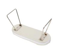 Gogogmee Coussin Repose Main Ongle Cuir PU avec Support Pliable Acier Inoxydable Oreiller de Bras Manucure Confortable pour Salon et Usage Professionnel