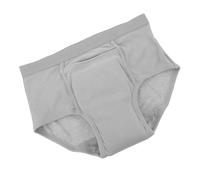 Gogogmee Culotte Incontinence Homme Imperméable Lavable Gris Taille Xl, Sous-vêtement Réutilisable Anti-fuite pour Adultes, Protection Absorbante Confort Peaux Sensibles Usage Quotidien