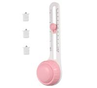 Gogogmee Cutter Circulaire Ajustable pour Papier et Carton avec Lames de Rechange Outil Précis pour Scrapbooking et Travaux Manuels