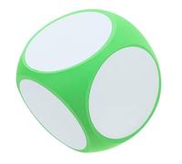 Gogogmee de Jeu Effaçable Grand Format Mousse EVA Dés Pédagogiques DIY Surface Lisse pour Écrire et Dessiner Jeu de Société Accessoire Éducatif Polyvalent
