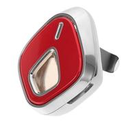 Gogogmee Désodorisant Voiture Clip pour Grilles D’aération, Parfum Fleur de Gardénia, 5,9 X 5,4 Cm, sans Produits Chimiques, Compatible la Plupart des Voitures, Accessoire Intérieur